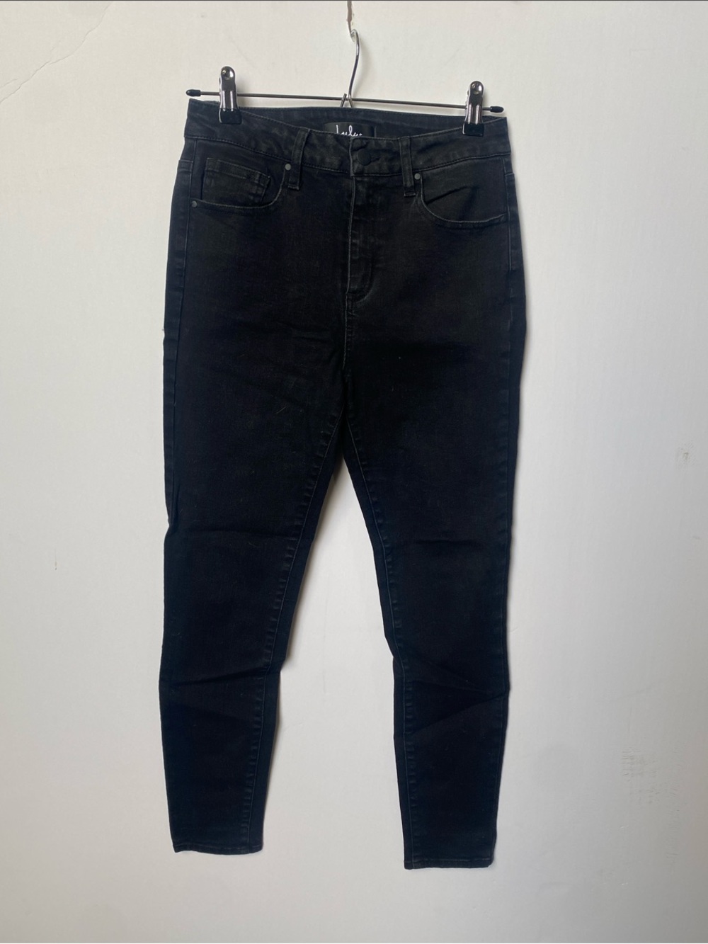 Lulu's Black High-Waist Skinny Jeans